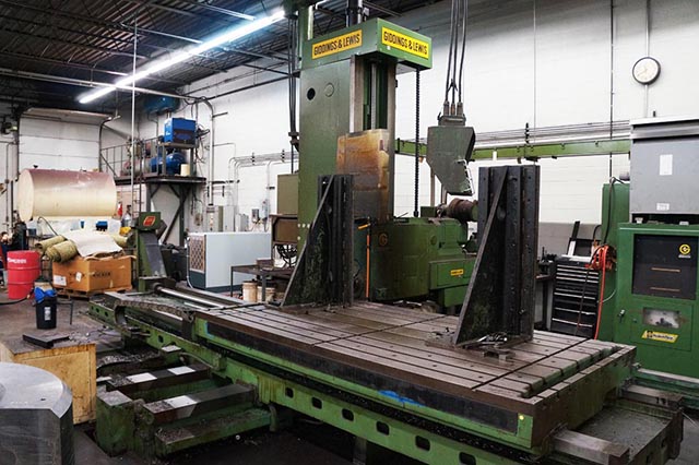 5" GIDDINGS & LEWIS ... CNC HORIZONIAL BORING MILL (PLAIN TABLE)